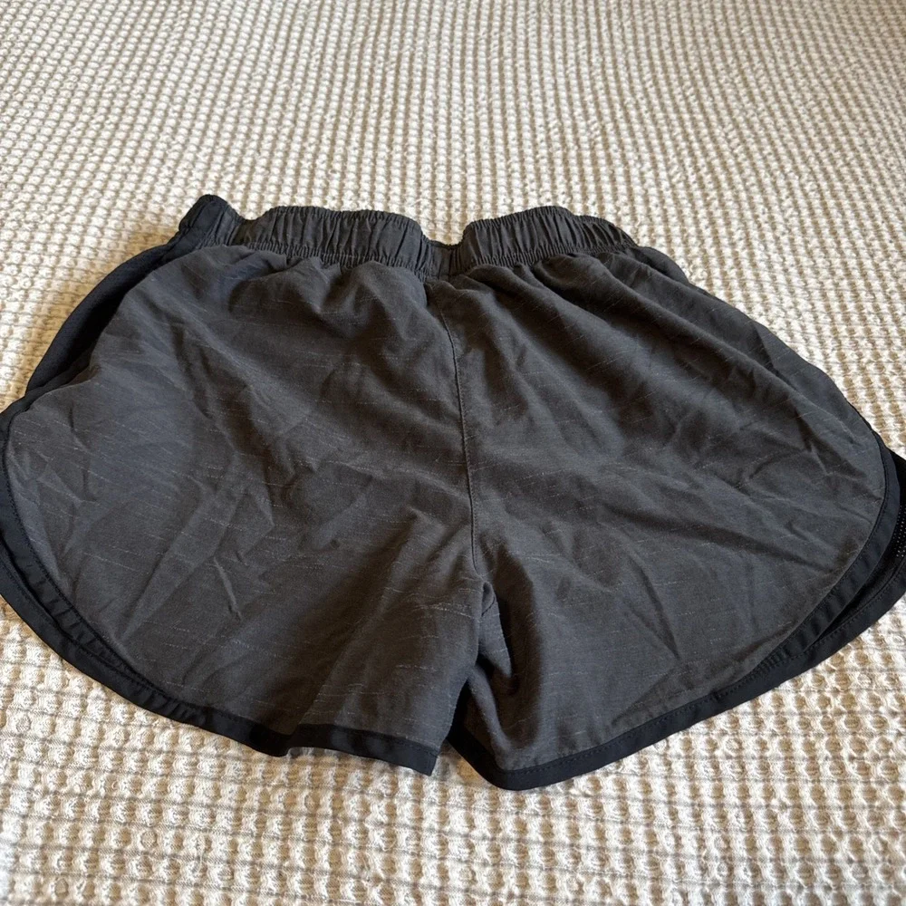 Nike Dri-FIT Running Shorts Women's Small‎ Black Charcoal Grey Excellent Tempo